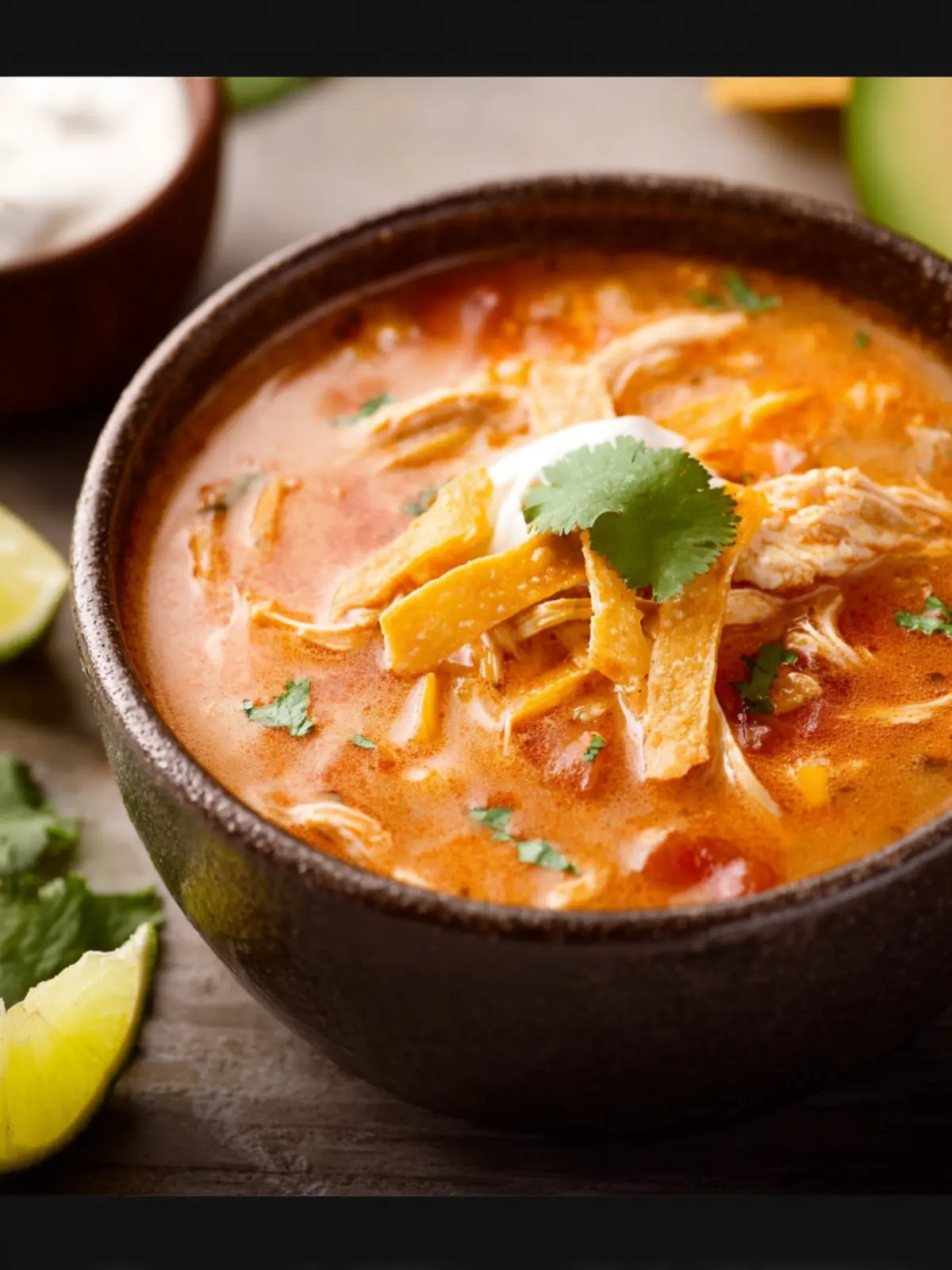 Chicken Enchilada Soup First Image
