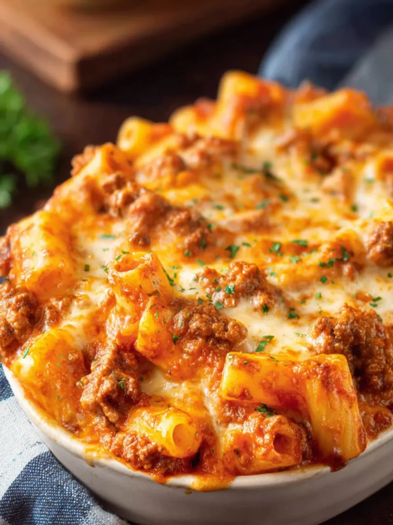 Baked Ziti with Ground Beef First Image