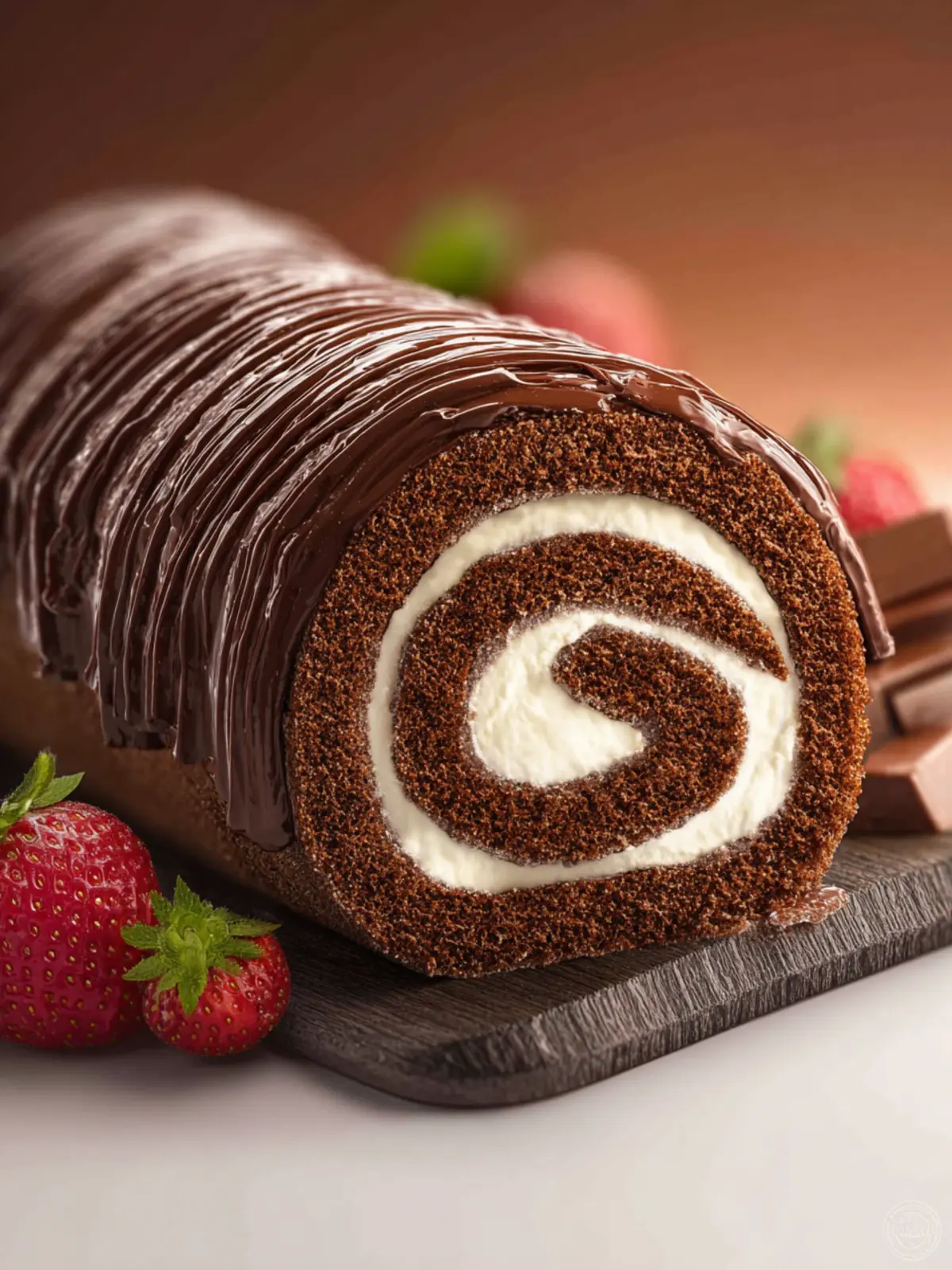 Chocolate Swiss Roll First Image