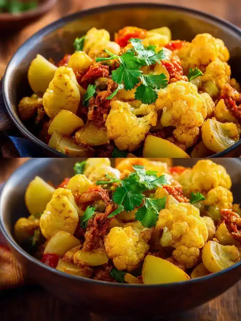 Aloo Gobi – Indian Spiced Potatoes and Cauliflower First Image