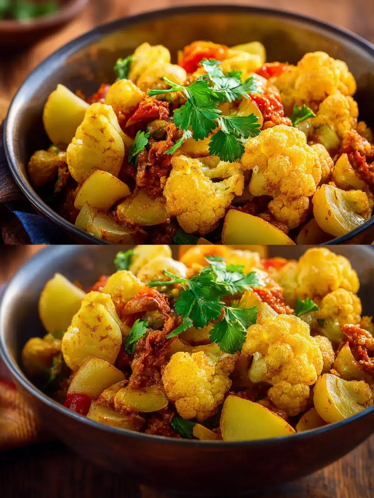 Aloo Gobi – Indian Spiced Potatoes and Cauliflower First Image