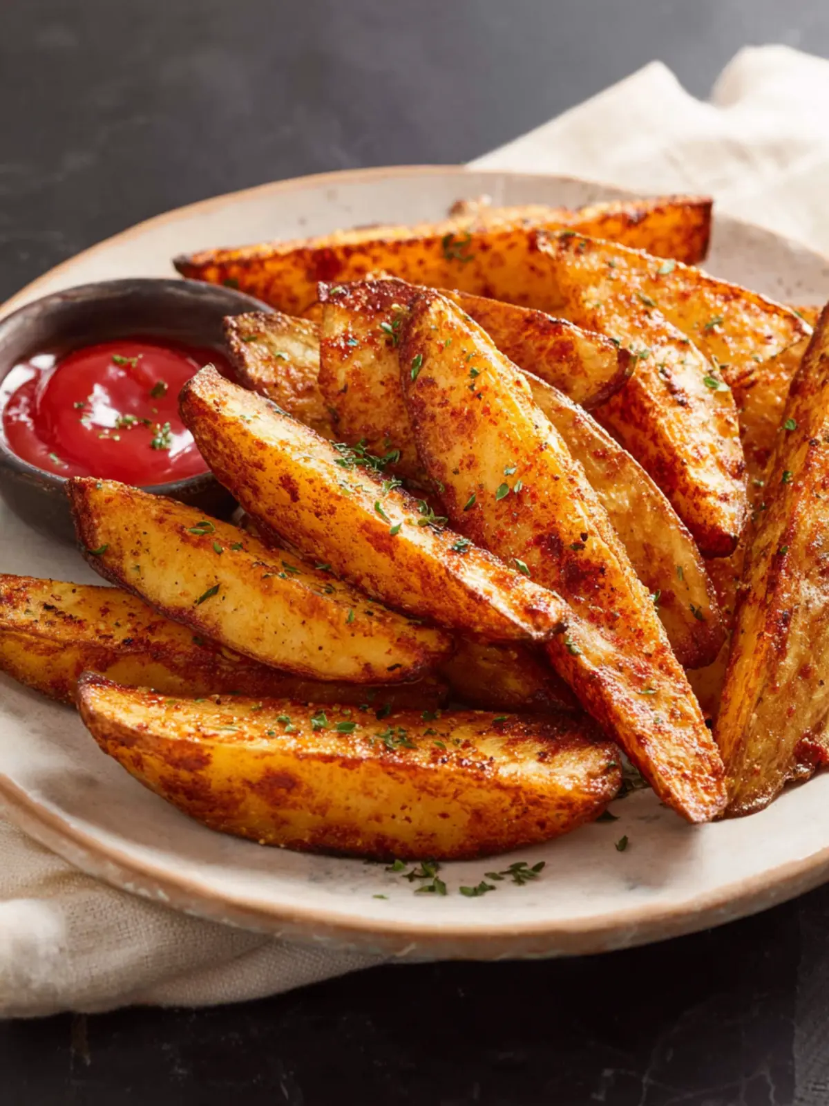 Baked Potato Wedges First Image