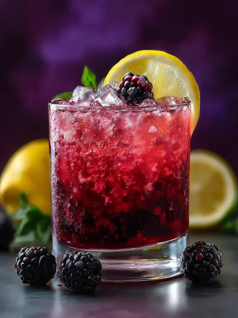 Blackberry Lemon Mocktail First Image
