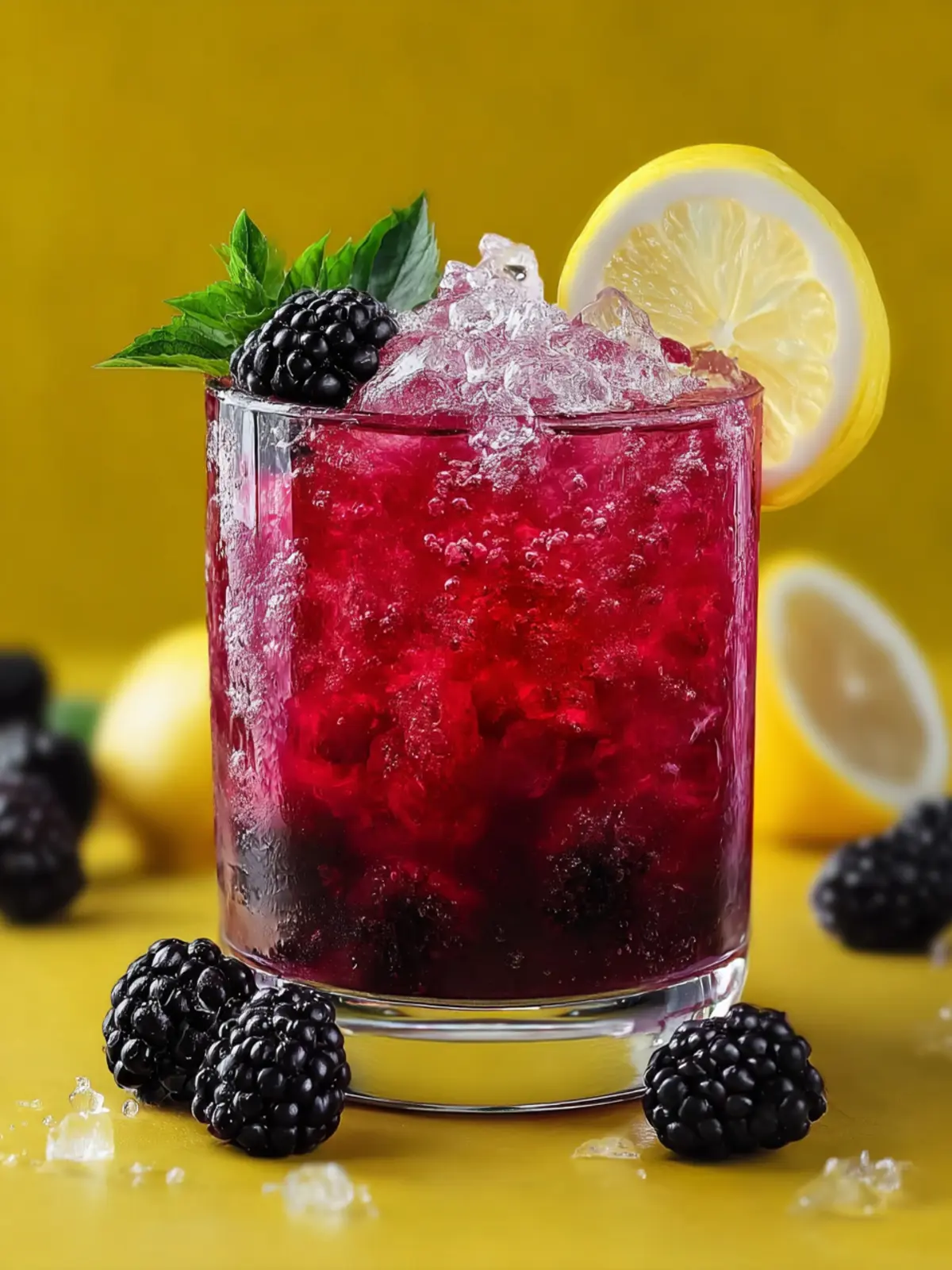 Blackberry Lemon Mocktail Third Image ew9nzt