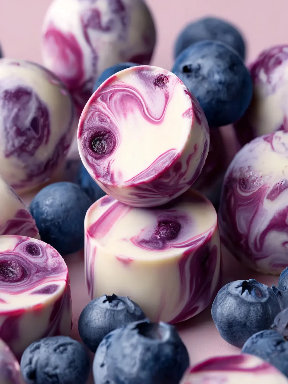 Blueberry Swirl Yogurt Bites Third Image nlwjl0