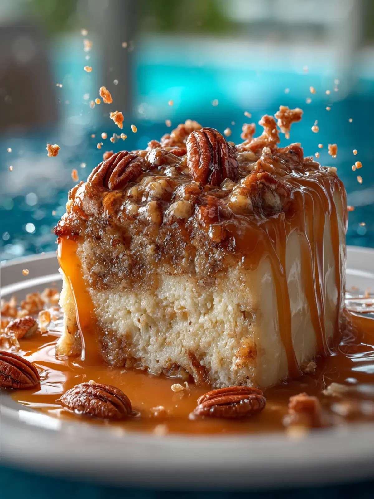 Butter Pecan Praline Poke Cake Fourth Image sr15kl