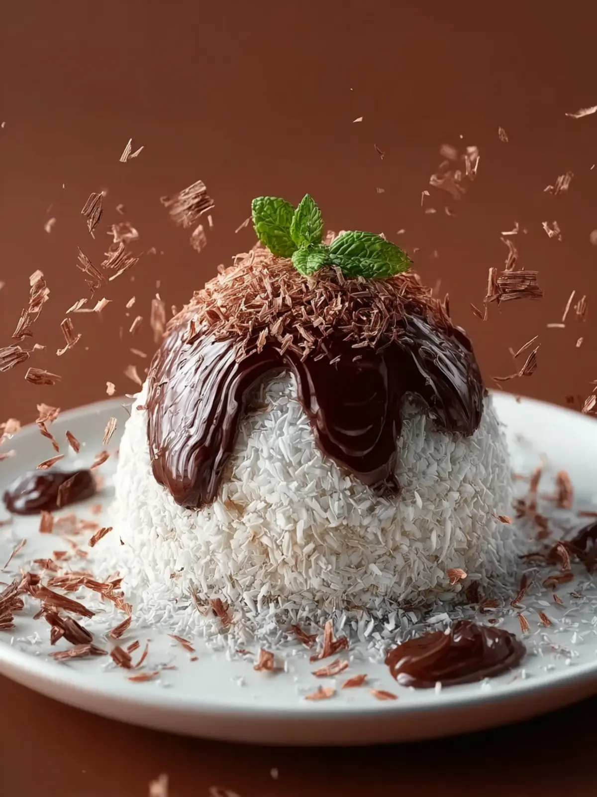 Coconut Dome with Chocolate Spread Fourth Image mrfc3z