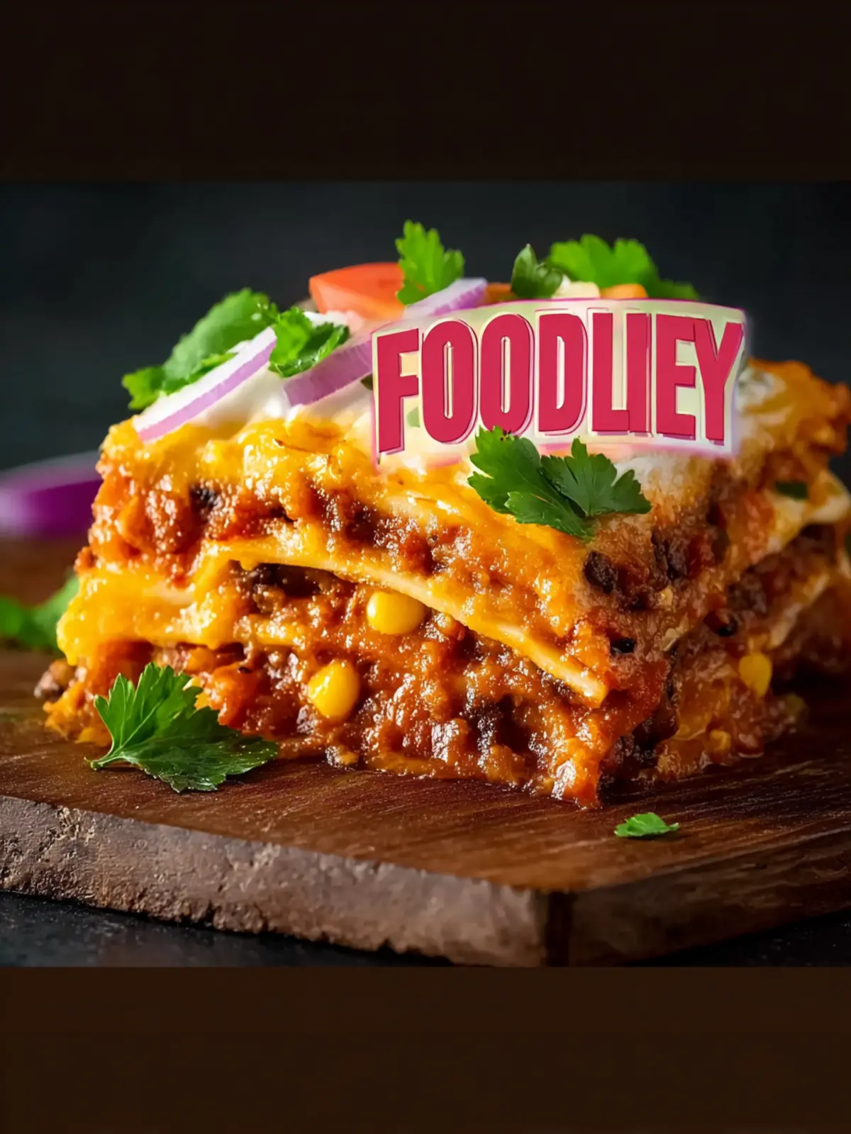 Delicious Vegetarian Mexican Lasagna for Easy Weeknight Dinners First Image