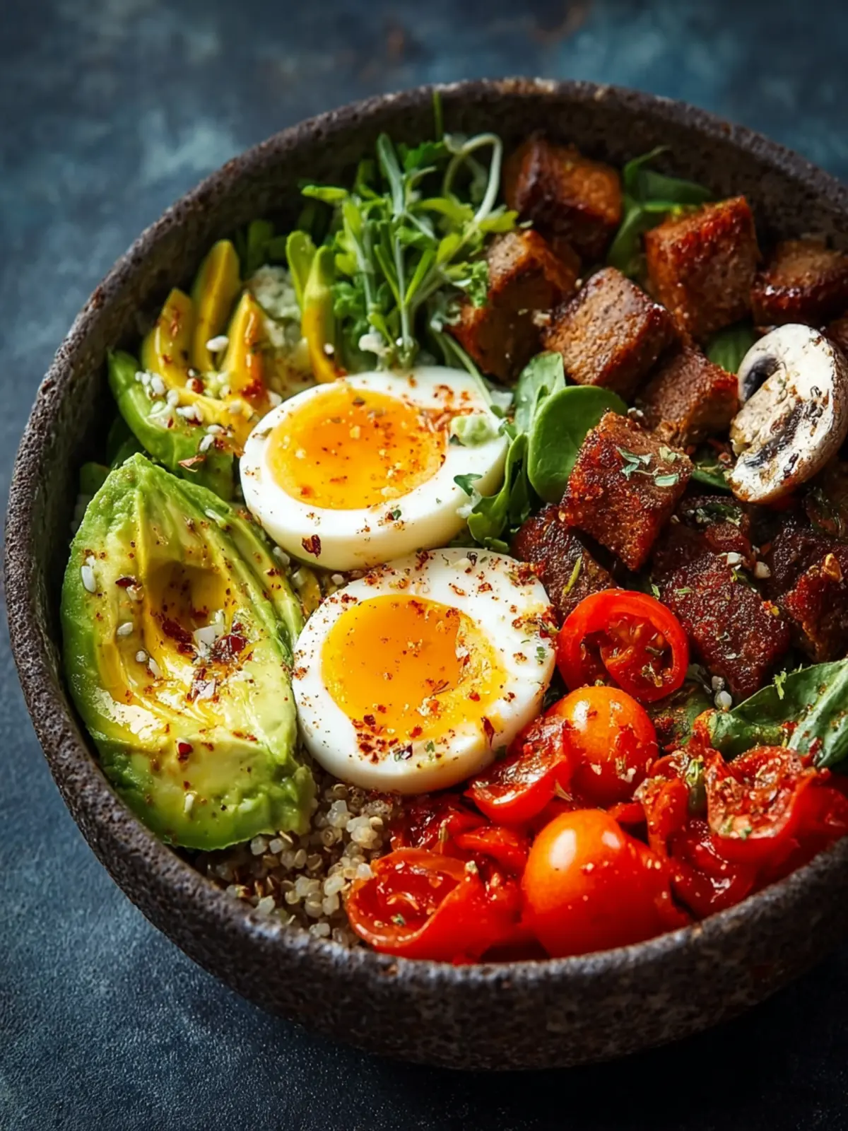 High Protein Low Carb Power Bowl Fourth Image rrzio0