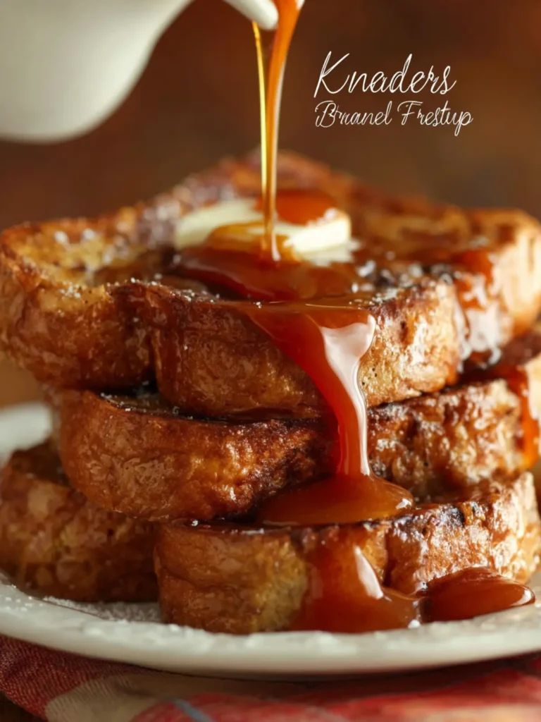 Homemade Kneaders Chunky Cinnamon French Toast & Caramel Syrup First Image