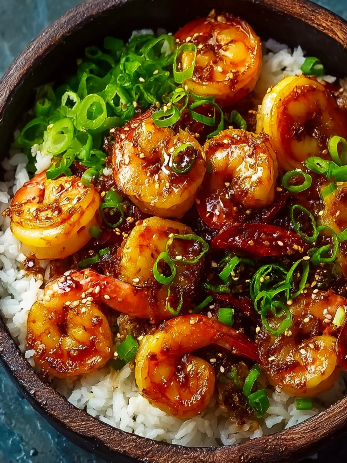 Honey Garlic Shrimp Bowls First Image
