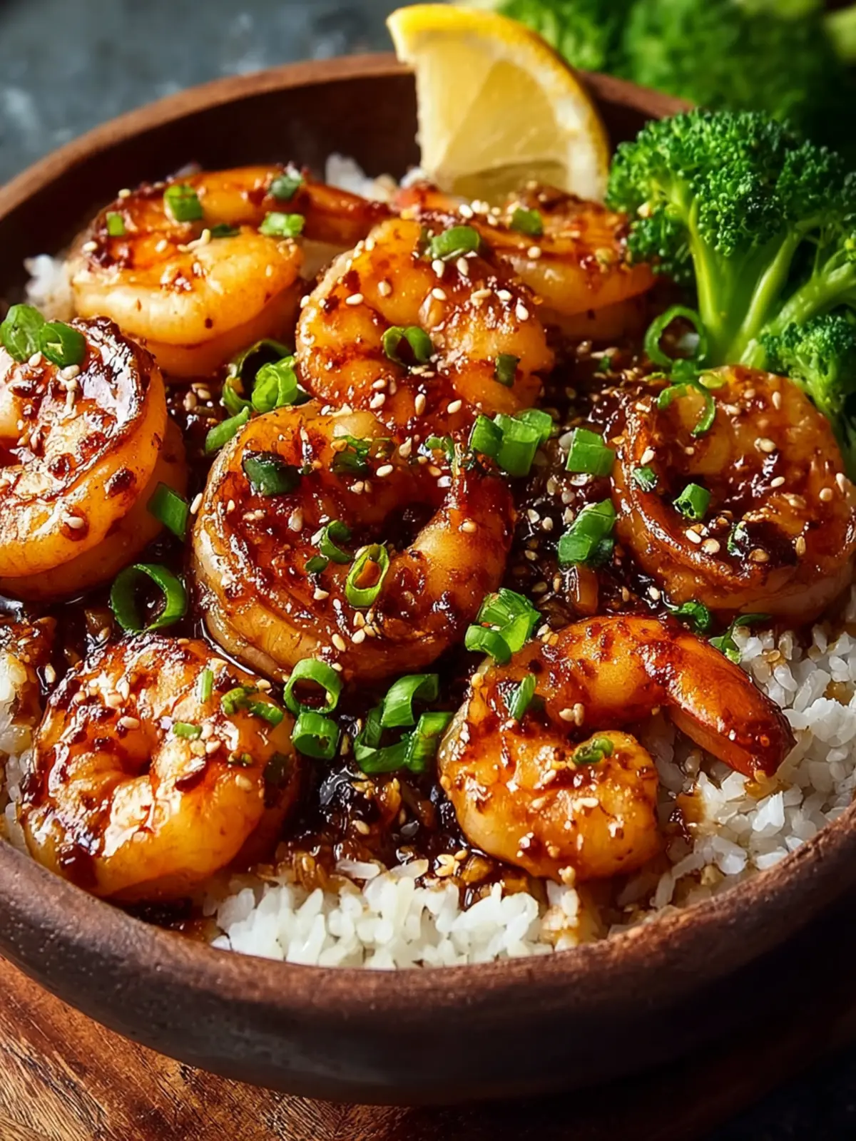 Honey Garlic Shrimp Bowls Fourth Image hheaby