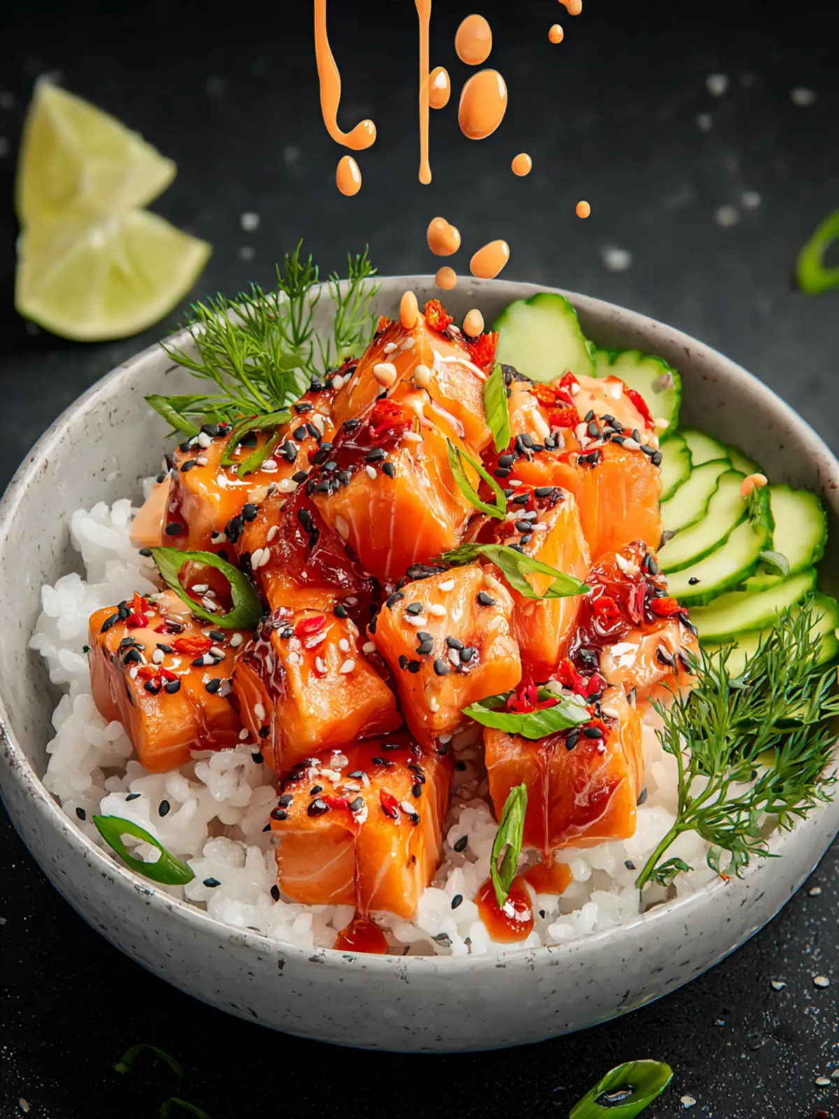 Irresistible Spicy Salmon Maki Bowls A Flavorful Delight Second Image jywciw