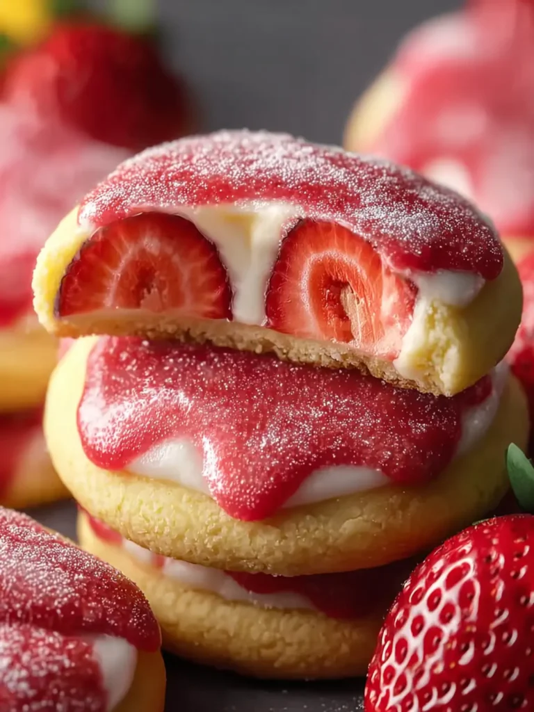 Lemon Sugar Strawberry Cookies: An Incredible Ultimate Recipe First Image