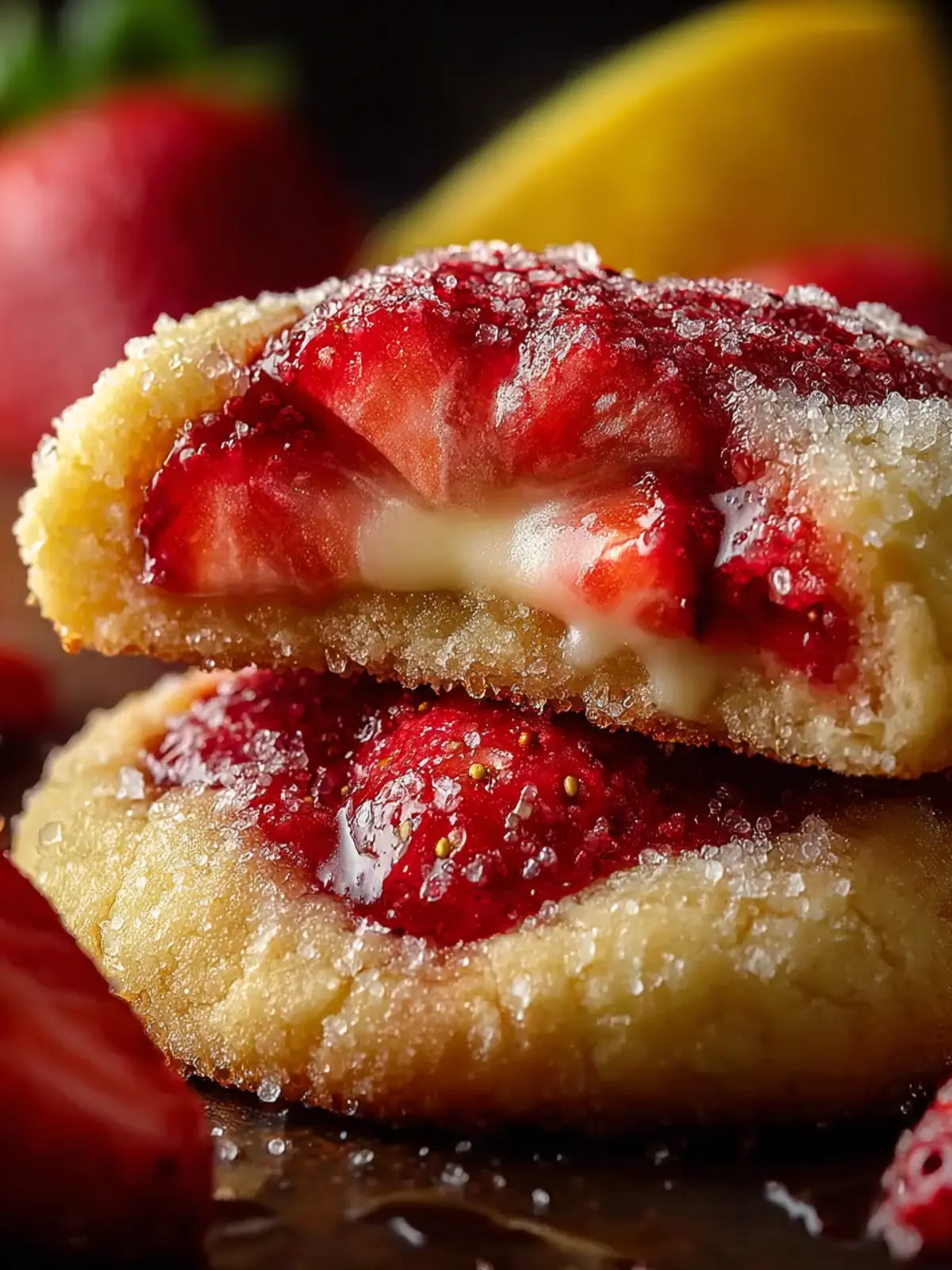 Lemon Sugar Strawberry Cookies: Irresistibly Sweet Delight 7 Lemon Sugar Strawberry Cookies An Incredible Ultimate Recipe Third Image wnmwze