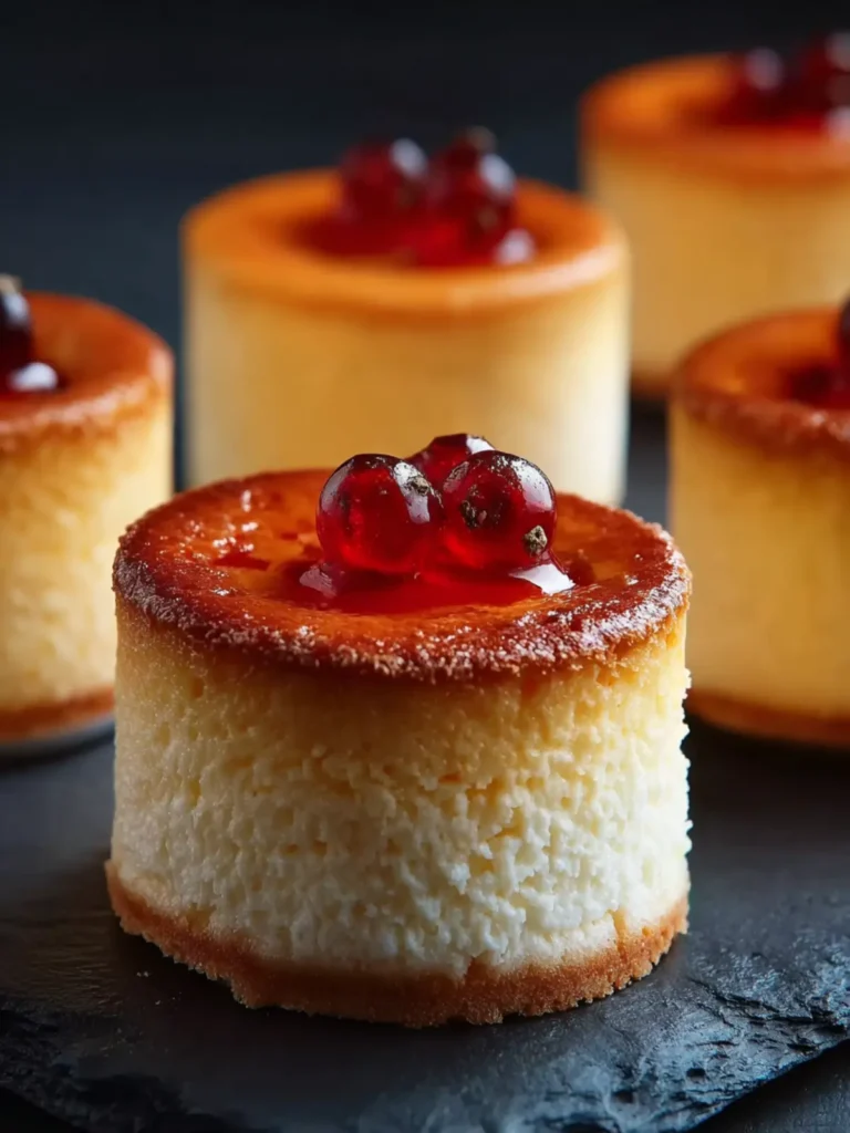 Mini Japanese Cheesecakes First Image