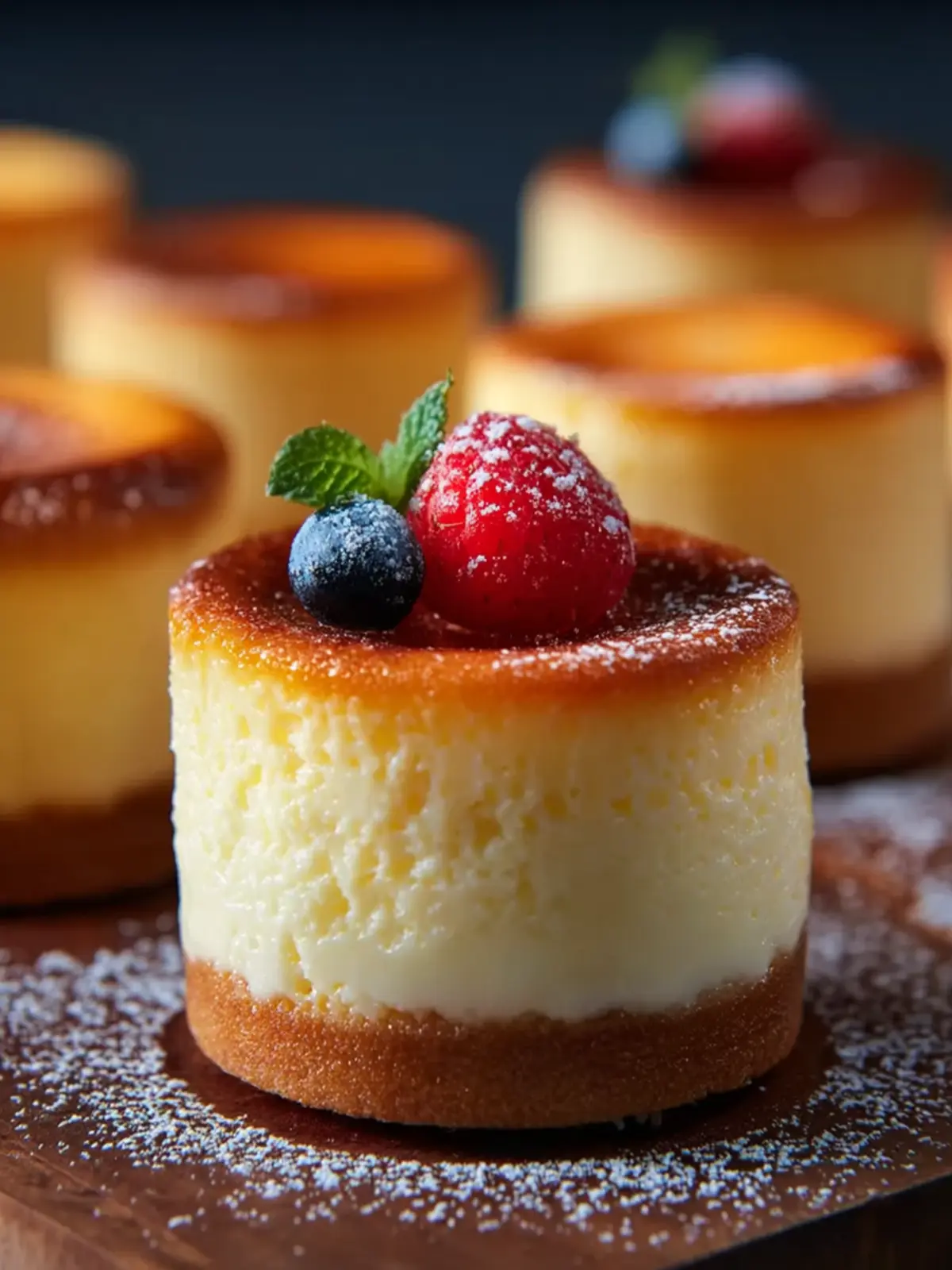 Mini Japanese Cheesecakes Fourth Image vlj4f2
