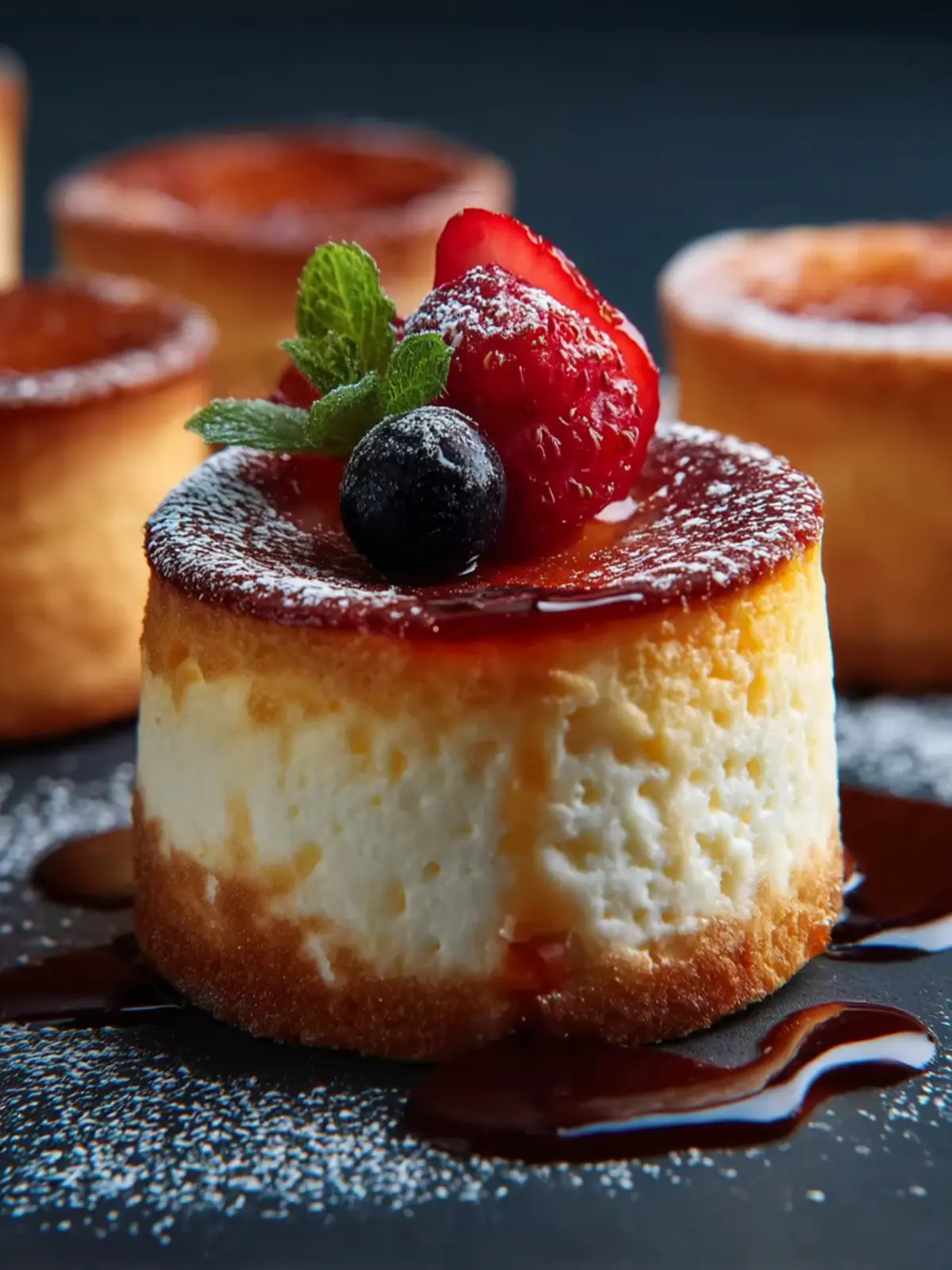 Mini Japanese Cheesecakes Second Image yvc3hw