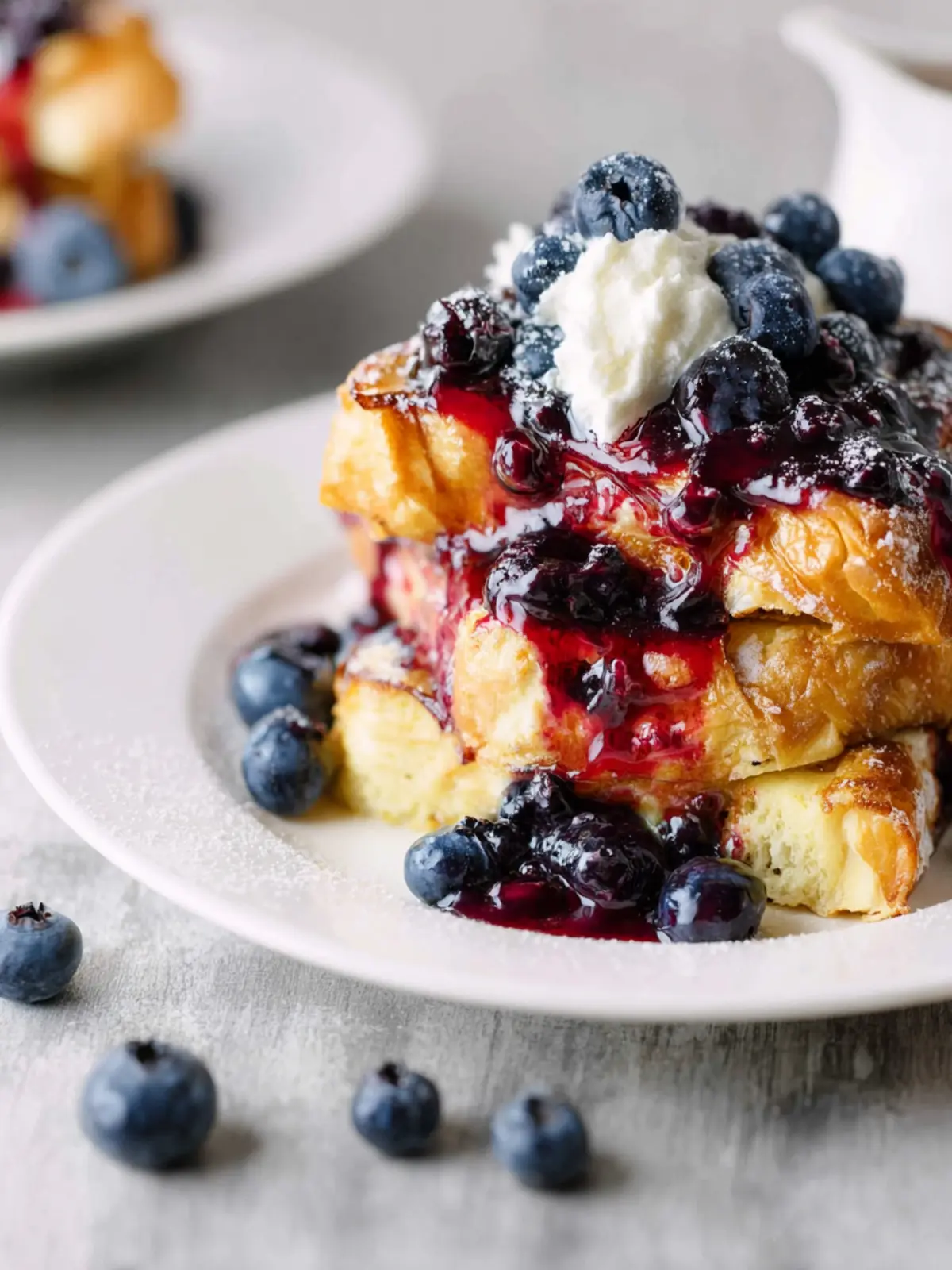 Overnight Blueberry French Toast: Indulgent Mornings Made Easy 8 Overnight Blueberry French Toast Fourth Image k5re0j