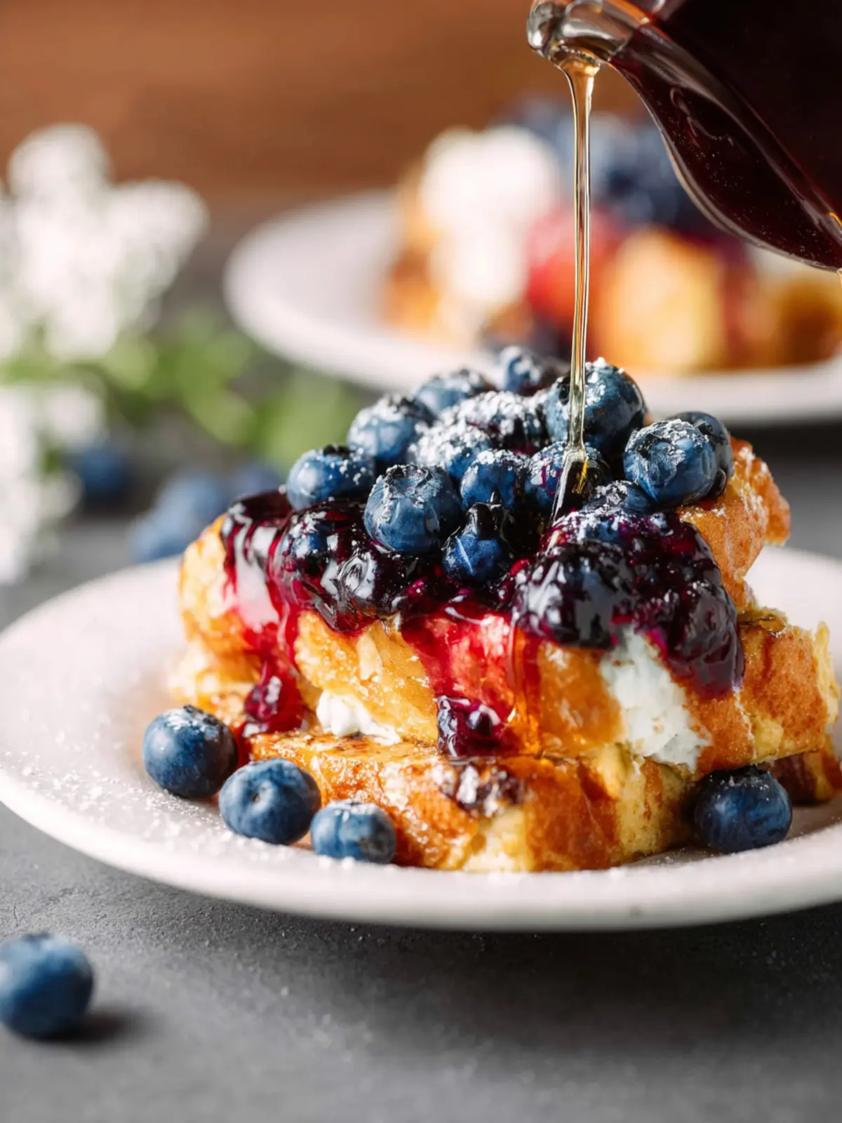 Overnight Blueberry French Toast: Indulgent Mornings Made Easy 6 Overnight Blueberry French Toast Second Image selwlw
