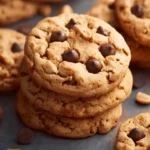 Peanut Butter Chocolate Chip Cookies First Image