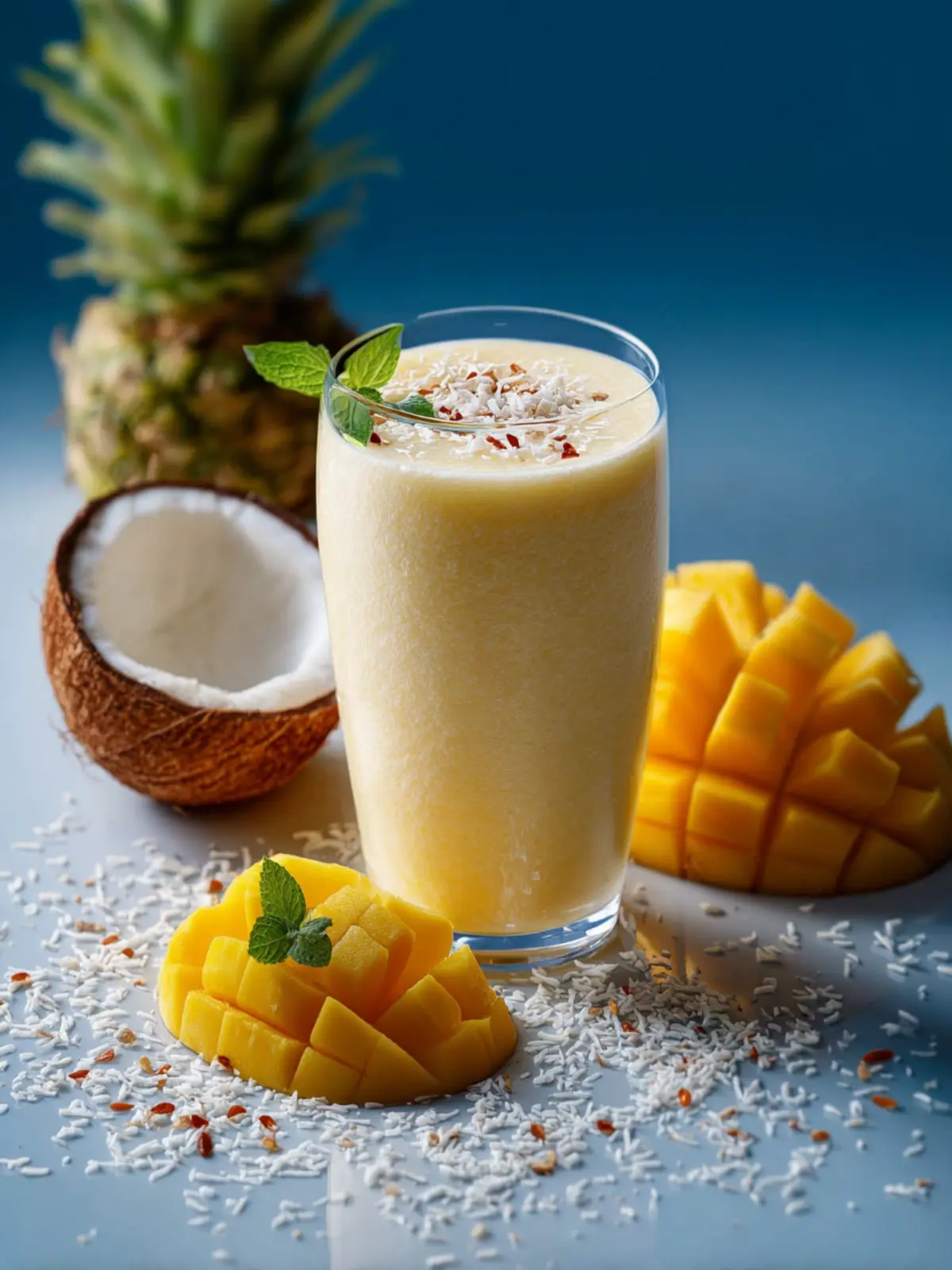 Pineapple Coconut Smoothie: The Creamy Tropical Escape You Need 6 Pineapple Coconut Smoothie Creamy Tropical Drink Recipe Second Image dodrgm