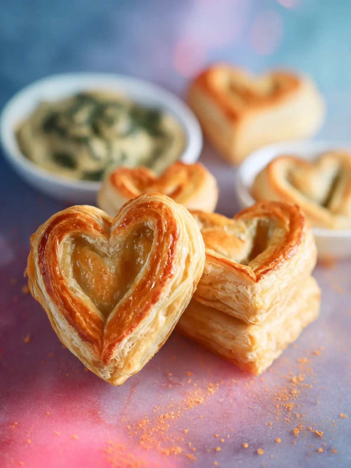Puff Pastry Hearts Second Image lwjvgd