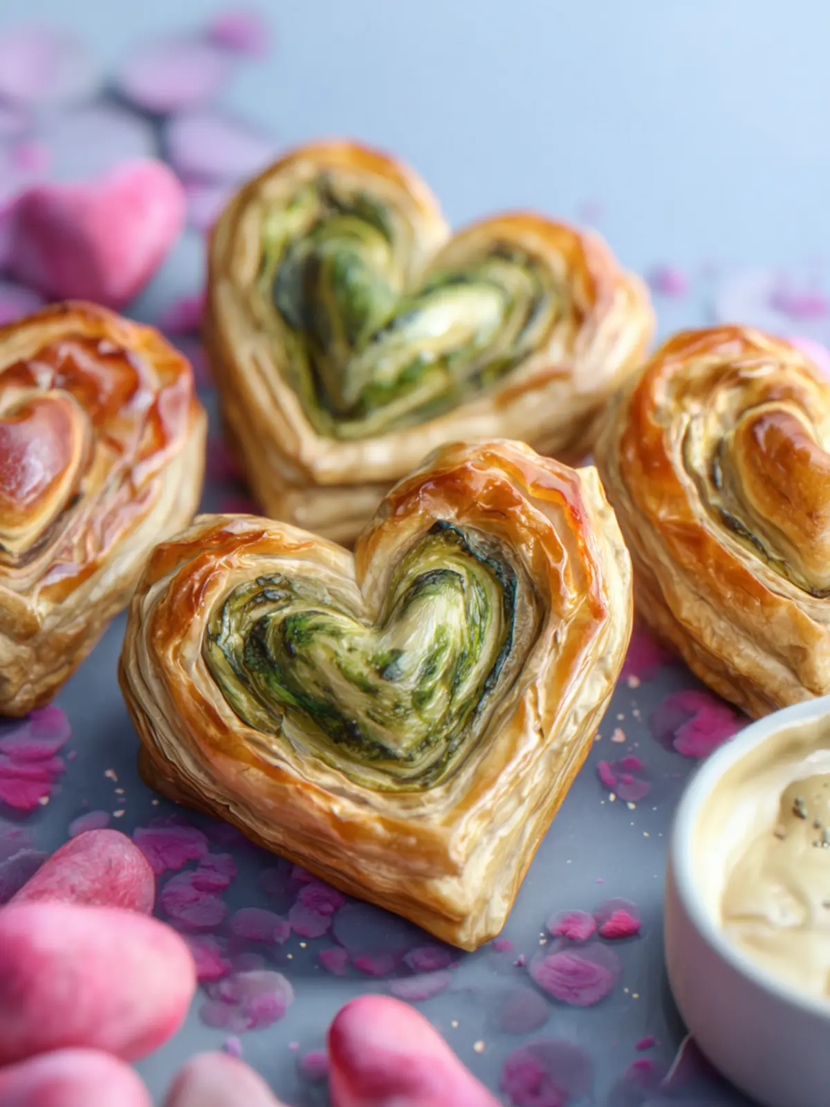 Puff Pastry Hearts Third Image pqfcql