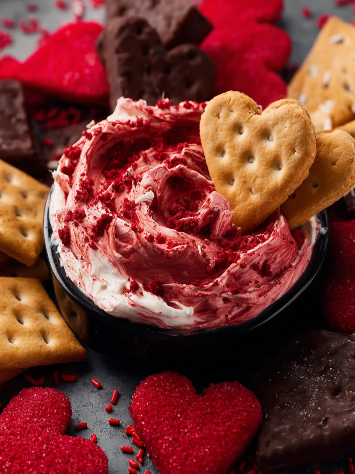 Red Velvet Cheesecake Dip Second Image mkfr4c