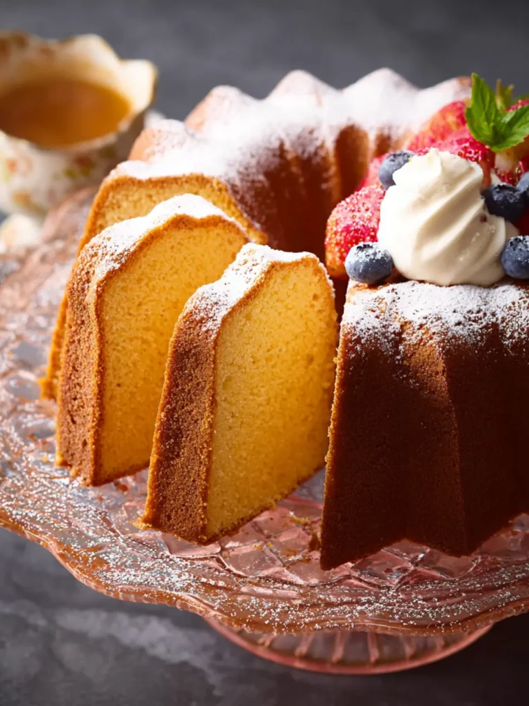 Sour Cream Pound Cake First Image