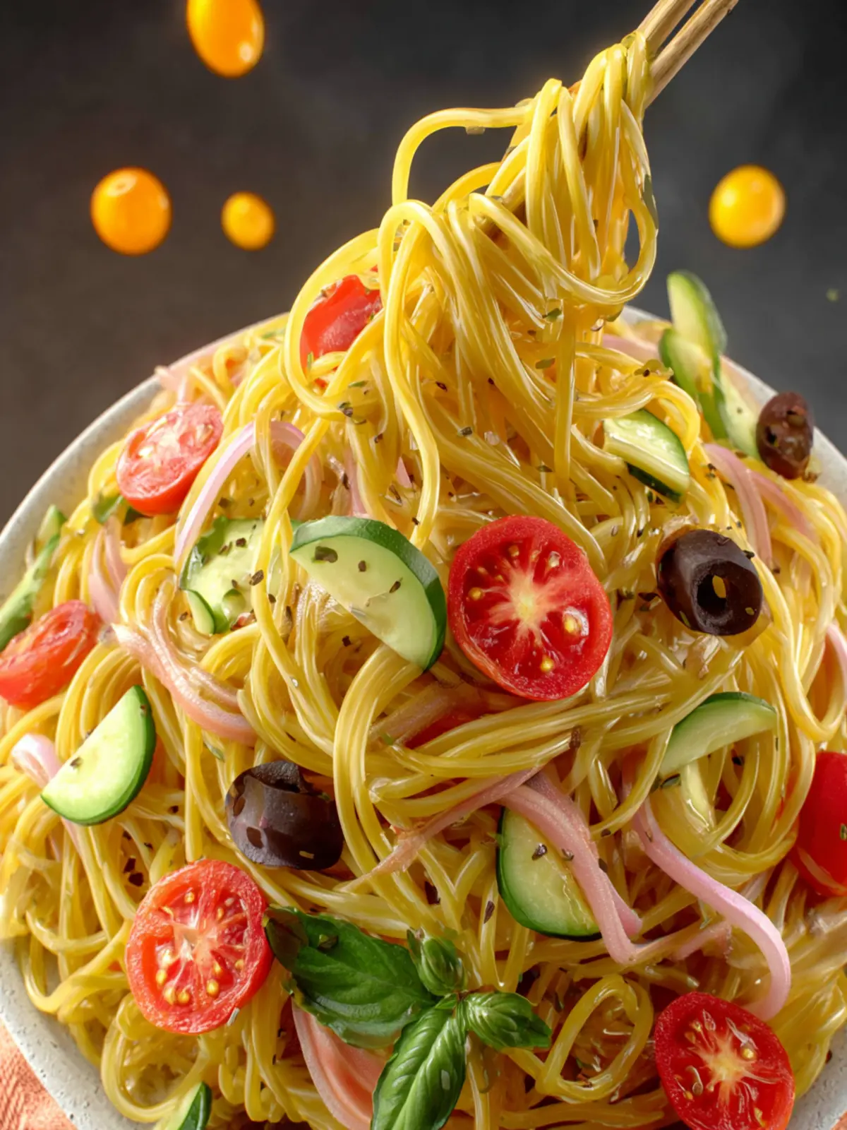 Spaghetti Salad with Italian Dressing Recipe First Image