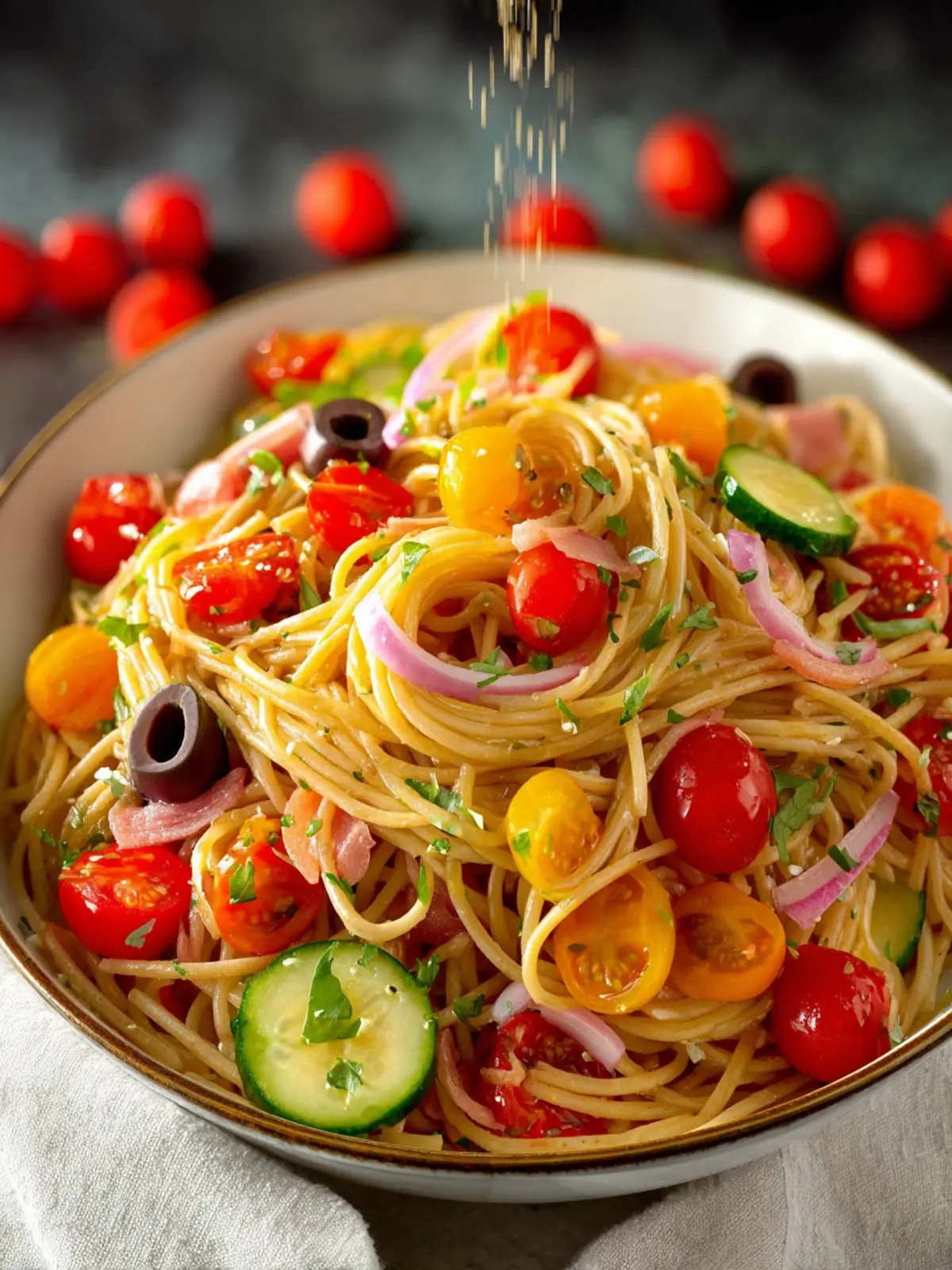 Spaghetti Salad with Italian Dressing Recipe Fourth Image sgnarq