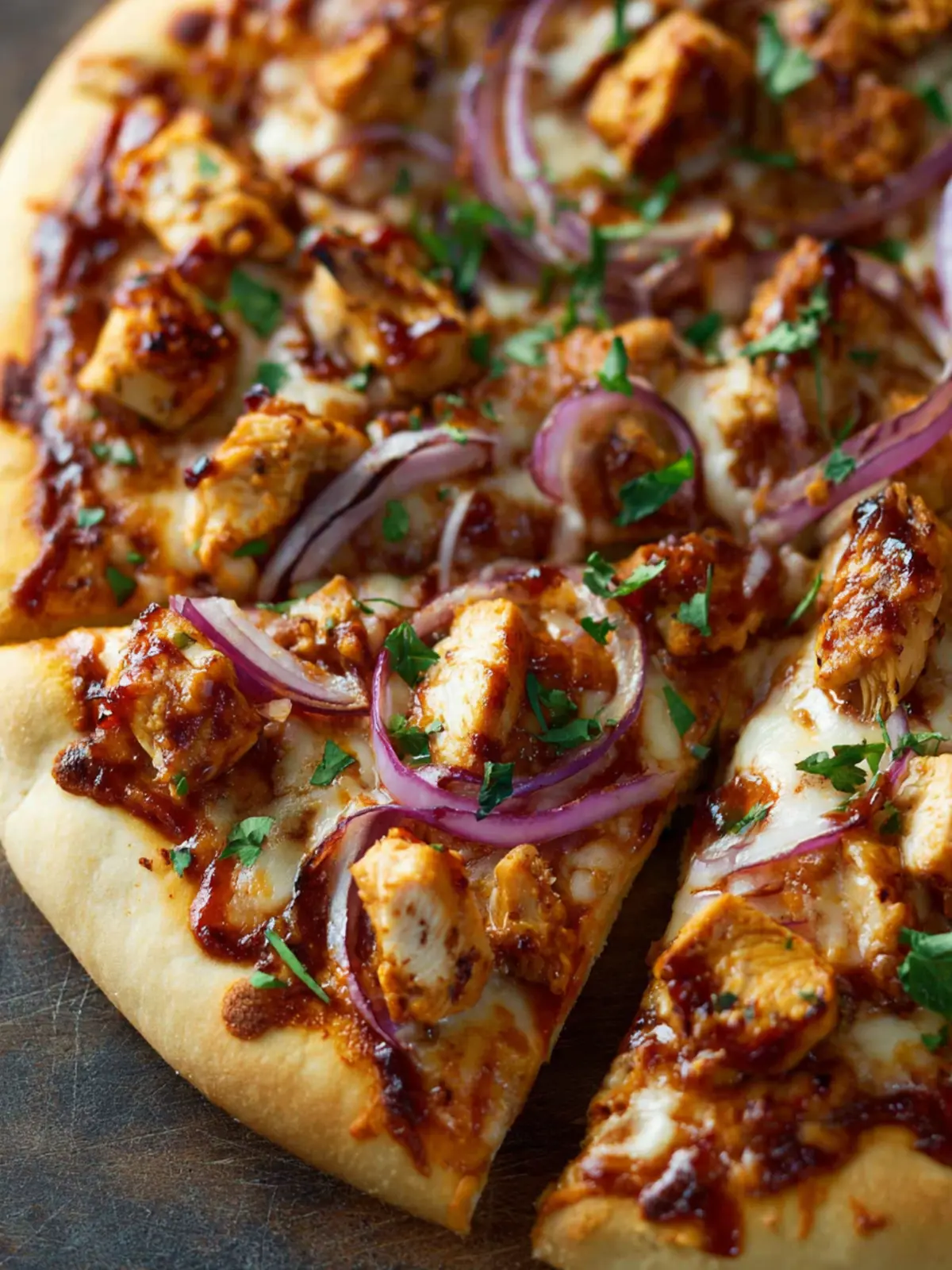 BBQ Chicken Pizza Fourth Image y3tqrn