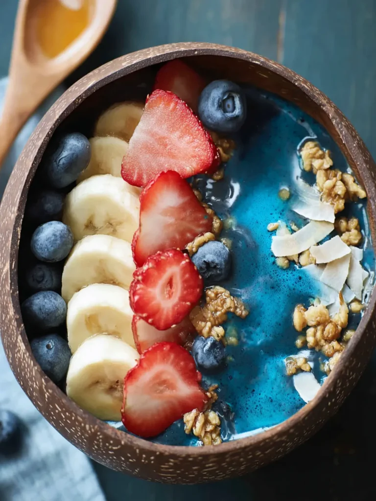 Blue Smoothie Bowl First Image