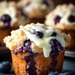 Blueberry Cream Cheese Muffins First Image