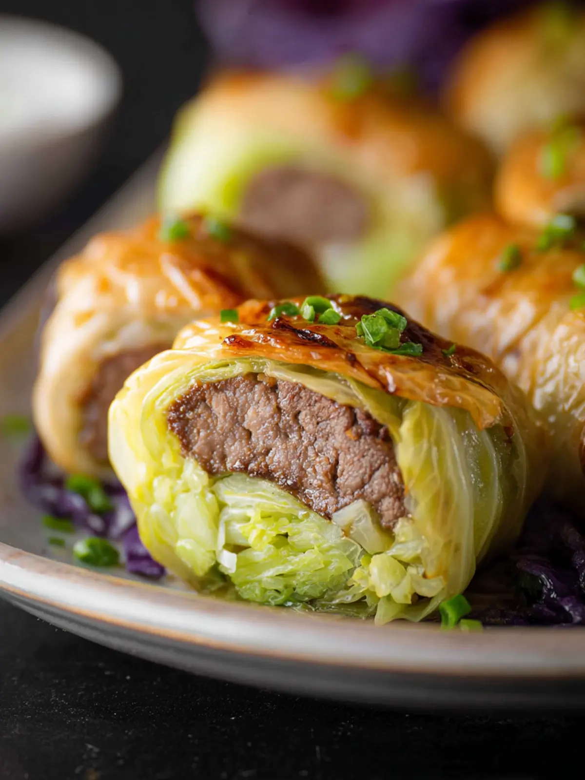 Cabbage and Beef Bundles First Image