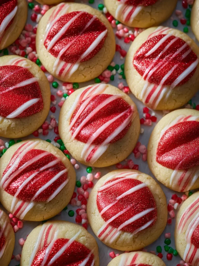 Candy Cane Kiss Cookies First Image