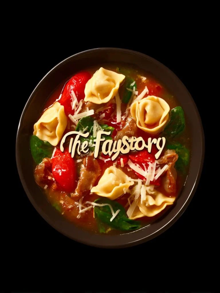 Cheese Tortellini Soup Recipe First Image