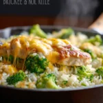 Cheesy Chicken Broccoli & Rice Skillet First Image