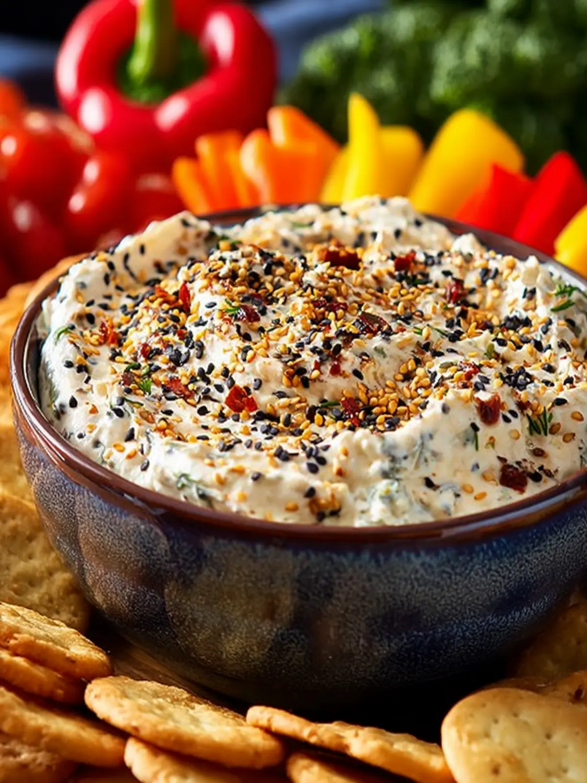 Copycat Trader Joe s Everything Bagel Dip Third Image vau8f1