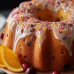 Cranberry Orange Bundt Cake First Image