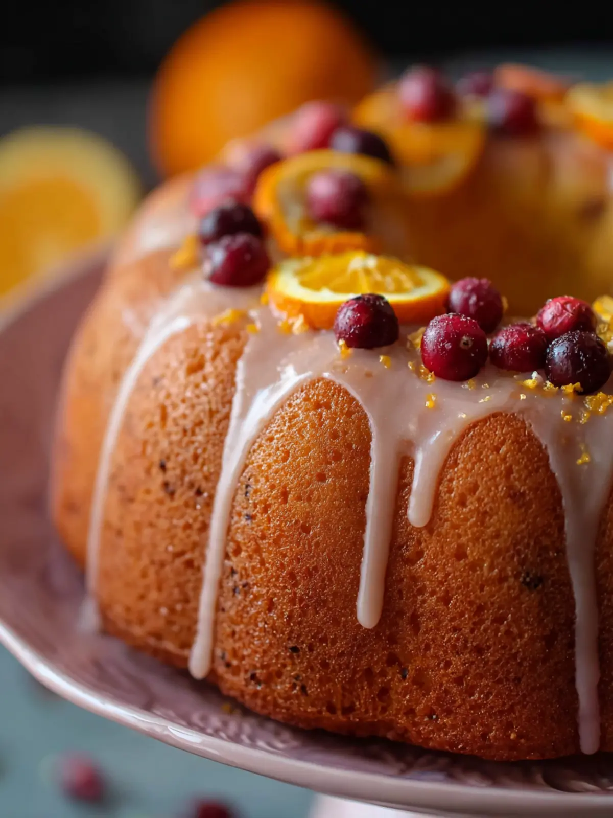 Cranberry Orange Bundt Cake Fourth Image dwzzoh