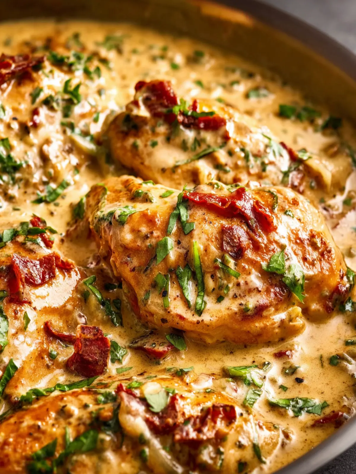Creamy Tuscan Chicken First Image