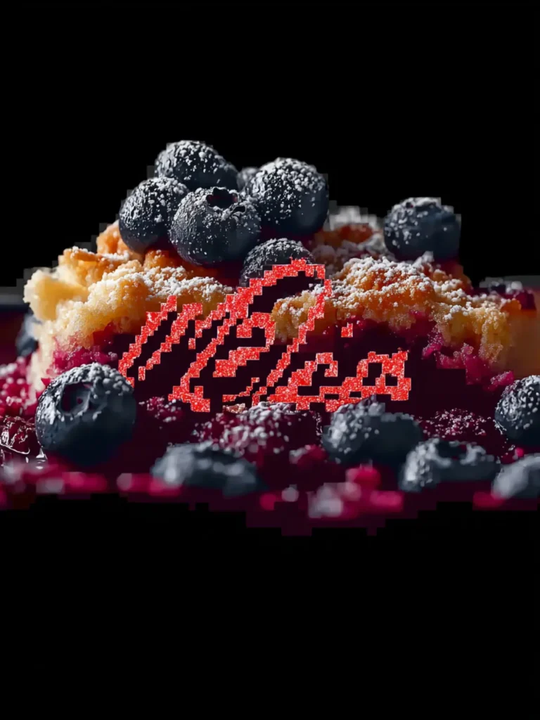 Magic Lemon Blueberry Cobbler: Easy & Delicious Dessert First Image