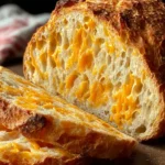No-Knead Cheddar Bread First Image