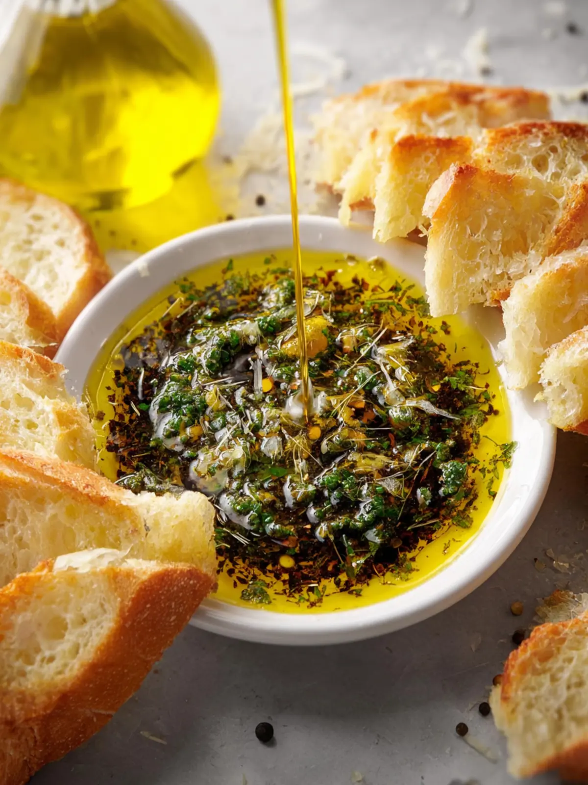 Olive Oil Bread Dip First Image