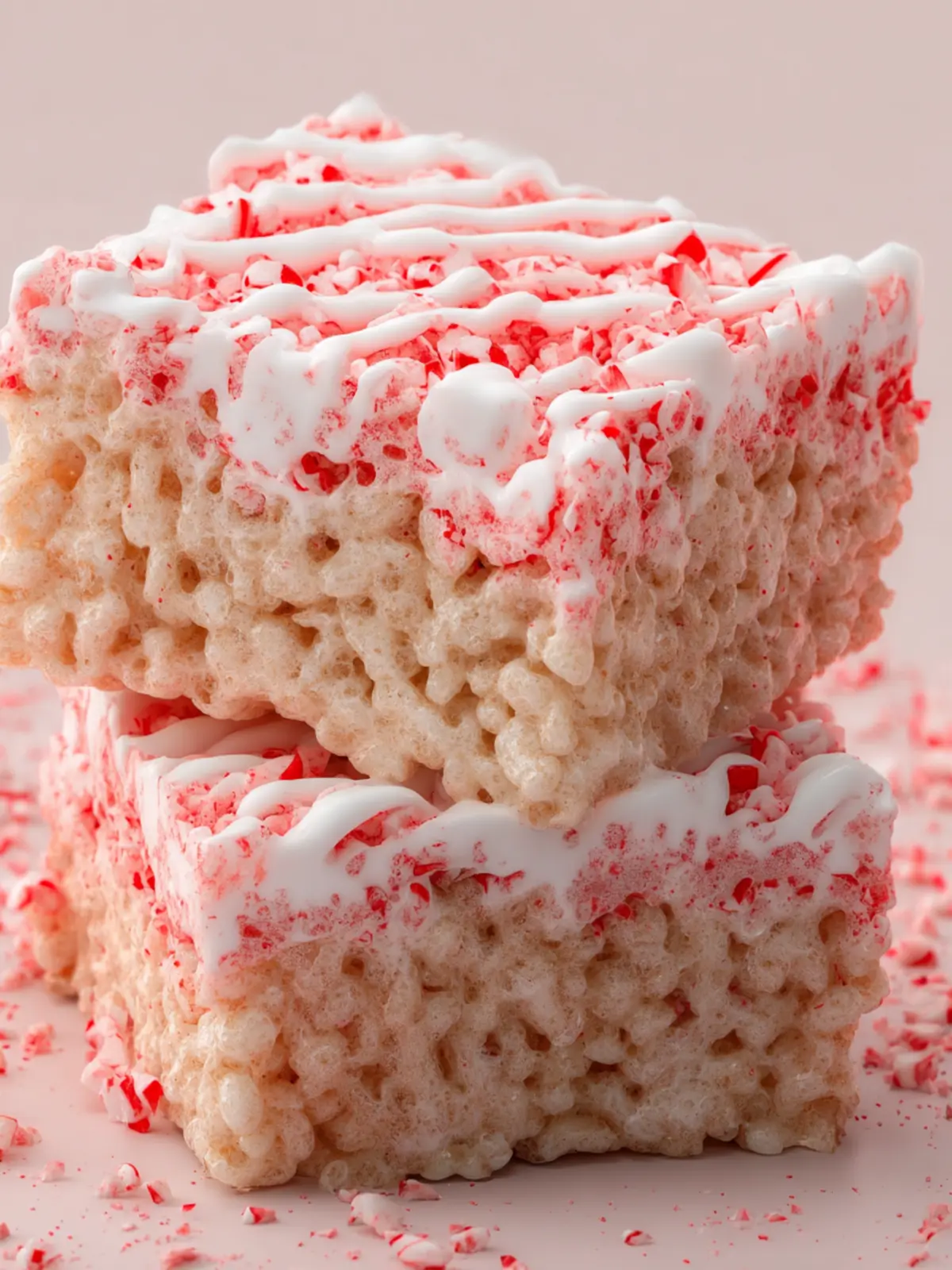 Peppermint Rice Krispie Treats First Image