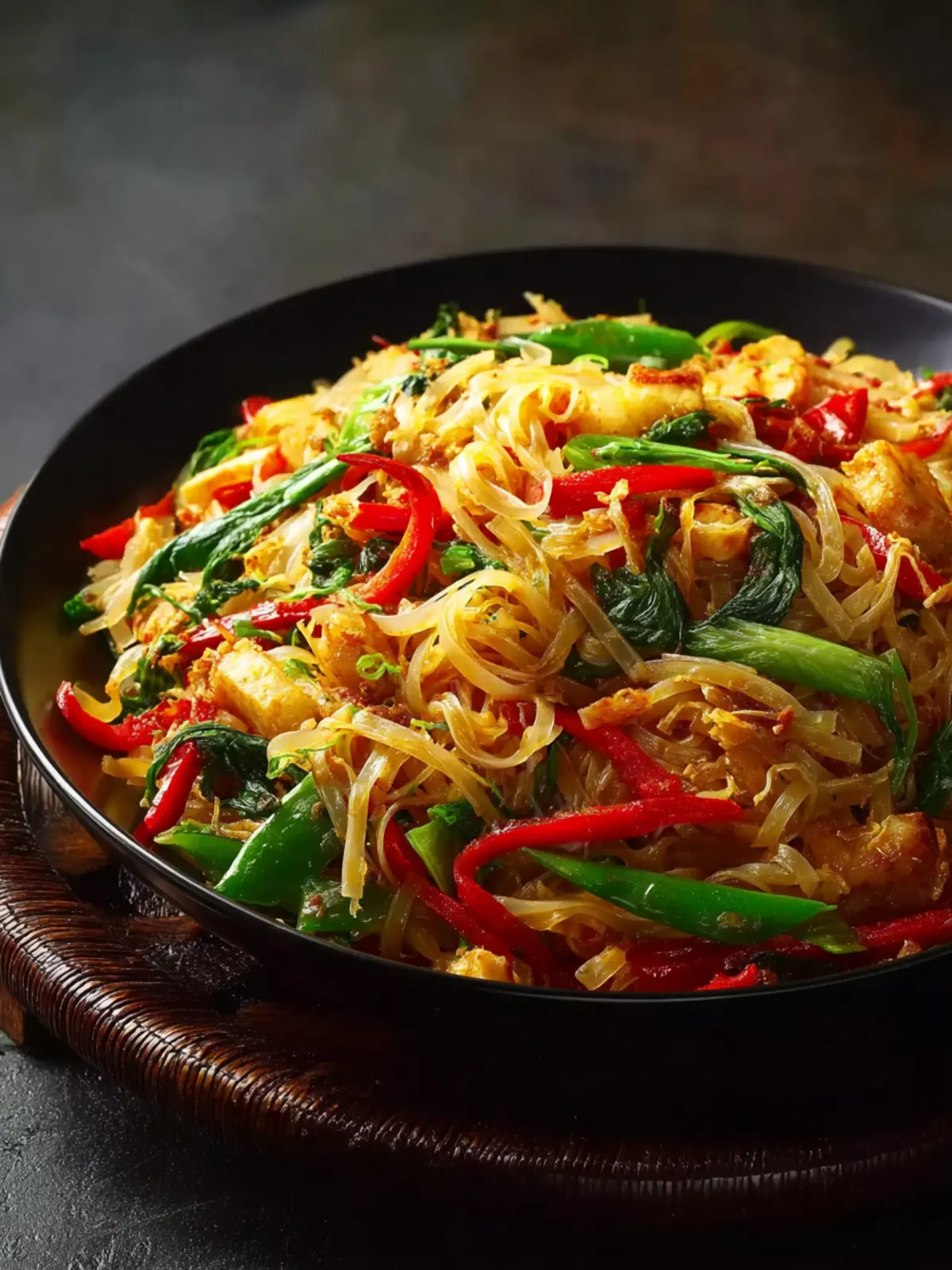 Rice Noodle Stir Fry Second Image en7jyh