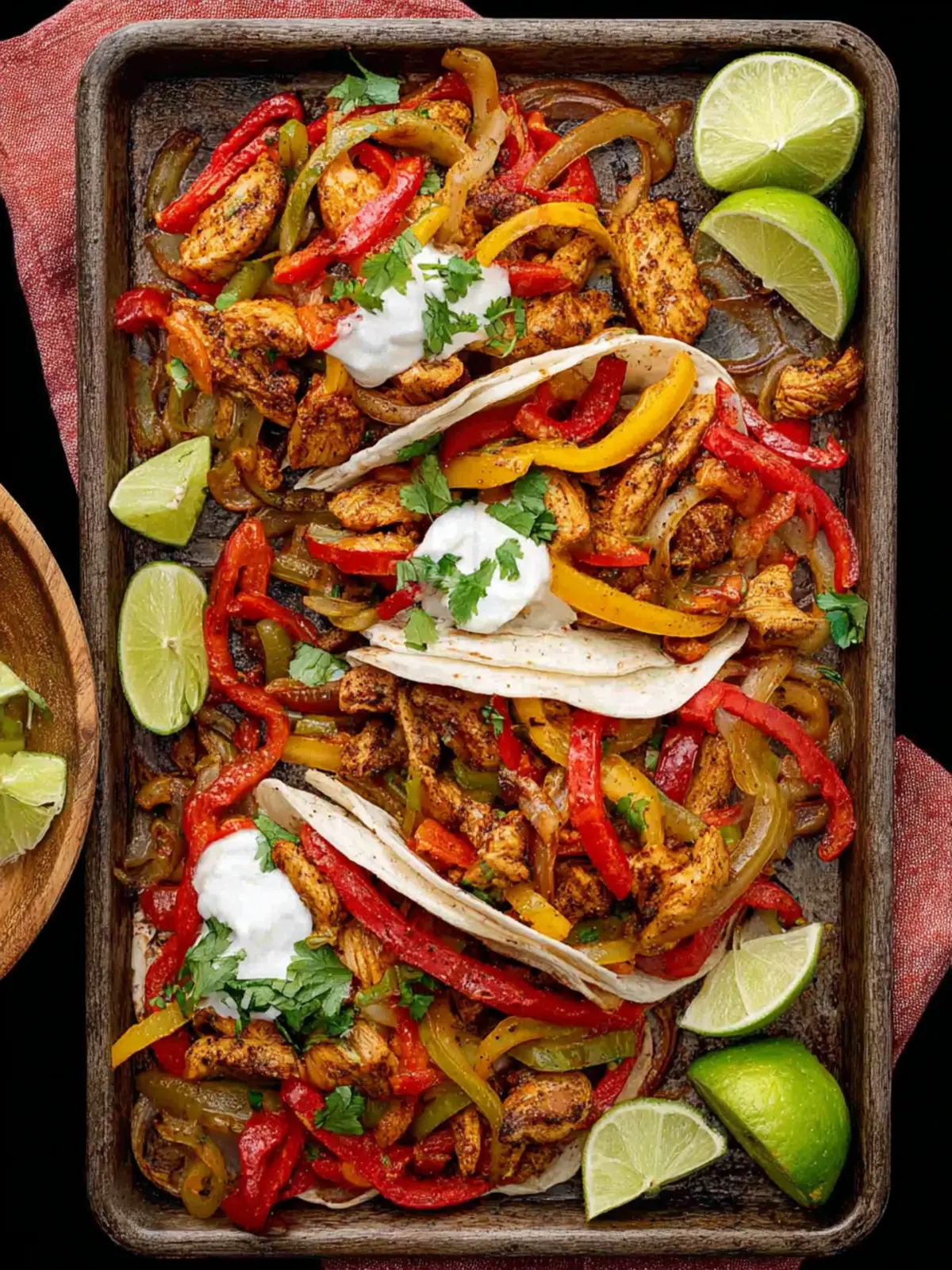 Sheet Pan Chicken Fajitas First Image