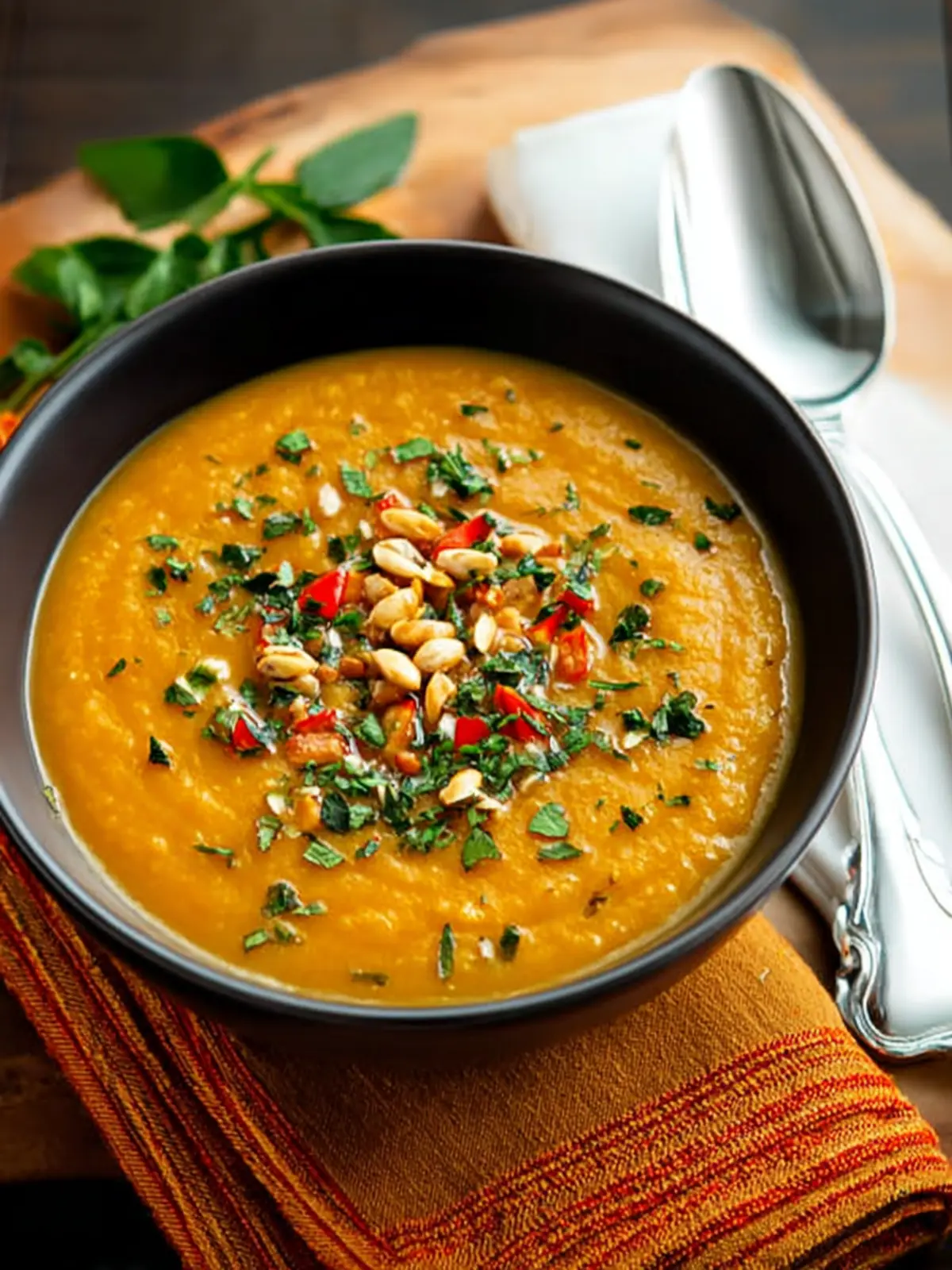 Slow Cooker Butternut Squash Soup Fourth Image hommyj